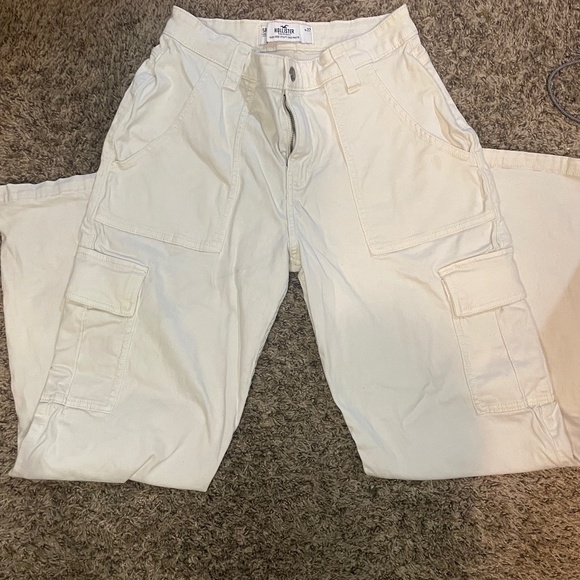 Hollister Pants - Hollister Khaki high rise utility cargo dad pants